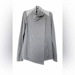 Lululemon Coast Wrap Asymmetrical Cowl Neck Cardigan/Jacket/Wrap